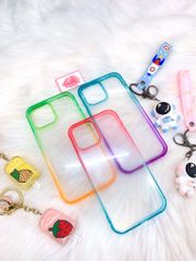 CASE iPhone TRONG SUỐT VIỀN DẺO OMBRE ( viền trong suốt - hộp vỉ)
