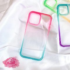 CASE iPhone TRONG SUỐT VIỀN DẺO OMBRE ( viền trong suốt - hộp vỉ)