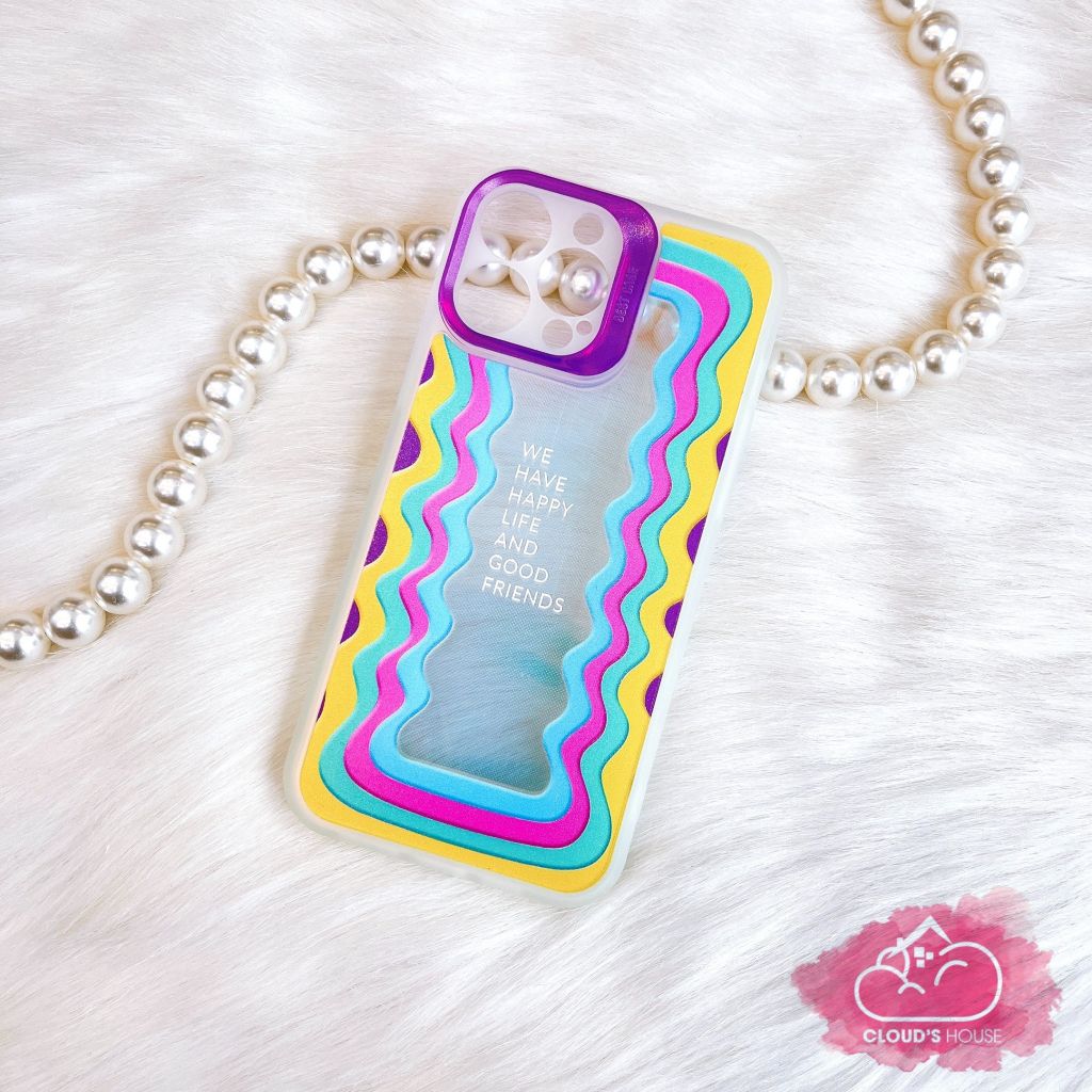 Case Ốp điện thoại iPhone Trong giả Gương Hologram 2in1 iPhone 11/12/13/Pro/Promax