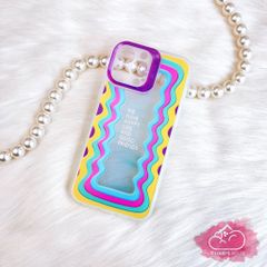 Case Ốp điện thoại iPhone Trong giả Gương Hologram 2in1 iPhone 11/12/13/Pro/Promax