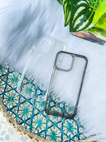 CASE IPHONE LIKGUS Trong Suốt Viền Dẻo NÚT NỔI Chống Shock 4 góc ( không vàng)
