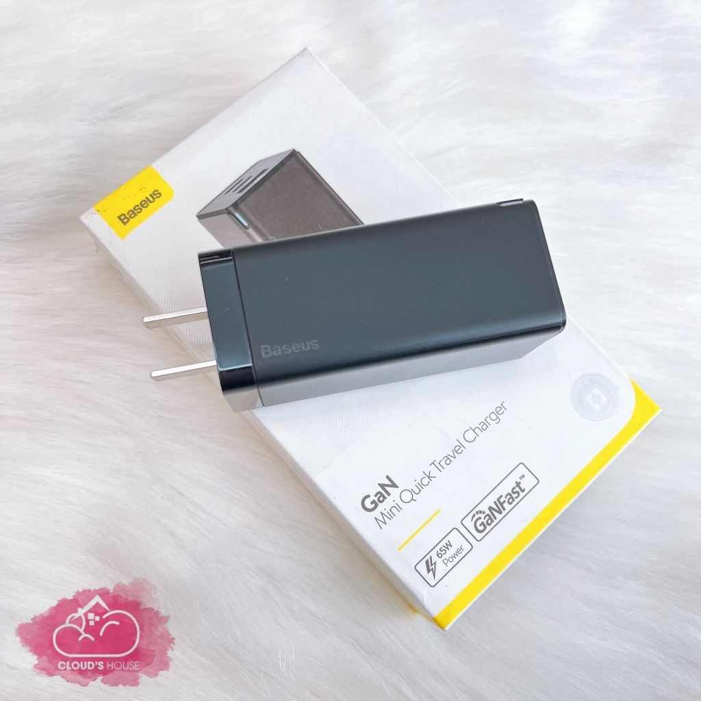 DOCK SẠC Baseus Sạc Nhanh 65W Quick Charge 4.0 For Macbook Pro For iPhone
