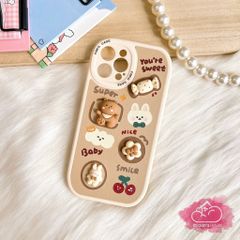 CASE IPHONE ICON NỔI Nhám Da