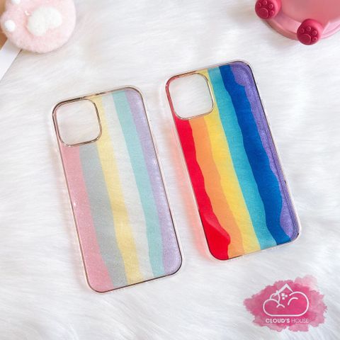 CASE IPHONE BLING BLING Cầu vồng nhiều màu ( 2 mẫu)