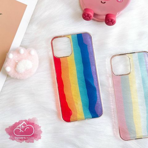 CASE IPHONE BLING BLING Cầu vồng nhiều màu ( 2 mẫu)