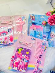 BỘ GƯƠNG LƯỢC Trang Điểm Bỏ Túi CHO BÉ ELSA