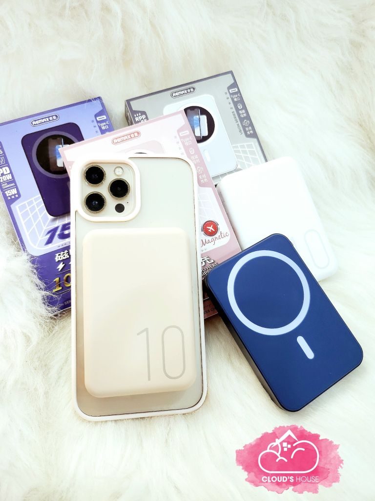 POWERBANK - SẠC DỰ PHÒNG REMAX RPP-65 MAGSAFE 20w 10000mah Hỗ Trợ Sạc Không Dây Dòng 15w Phù Hợp Cho Các Điện Thoại