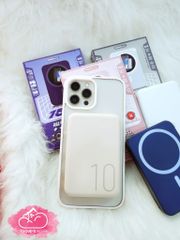 POWERBANK - SẠC DỰ PHÒNG REMAX RPP-65 MAGSAFE 20w 10000mah Hỗ Trợ Sạc Không Dây Dòng 15w Phù Hợp Cho Các Điện Thoại
