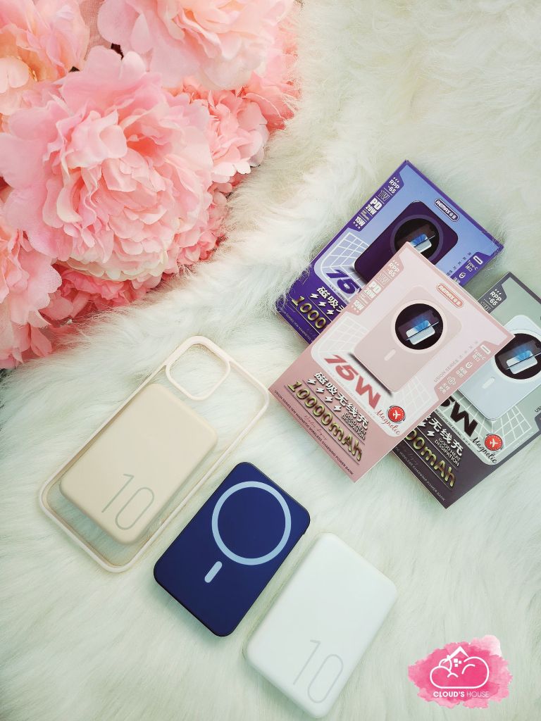 POWERBANK - SẠC DỰ PHÒNG REMAX RPP-65 MAGSAFE 20w 10000mah Hỗ Trợ Sạc Không Dây Dòng 15w Phù Hợp Cho Các Điện Thoại