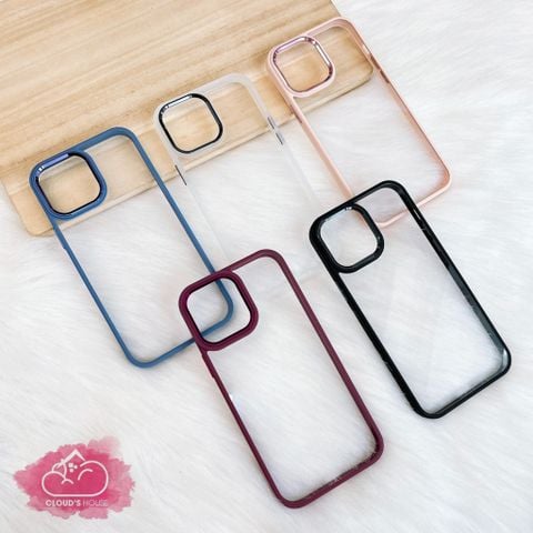 CASE iPhone Trong Suốt Viền Màu Chính Hãng FILADA