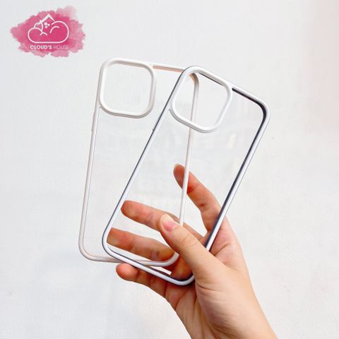 CASE iPhone Trong Suốt Viền Màu