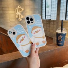 CASE IPHONE Nhám Da Chống Shock PHÔI BẦU VỊT HAPPY