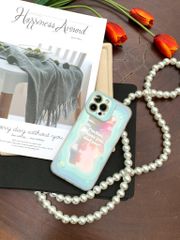 Case Ốp điện thoại iPhone Trong giả Gương Tone xanh Hologram 2in1 iPhone 7+/X/XSM/11/12/13/Pro/Promax