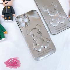 Case Ốp điện thoại Bearbrick Chất dẻo 3D nổi iPhone X/Xs/XsMax/11/12/Pro/Promax