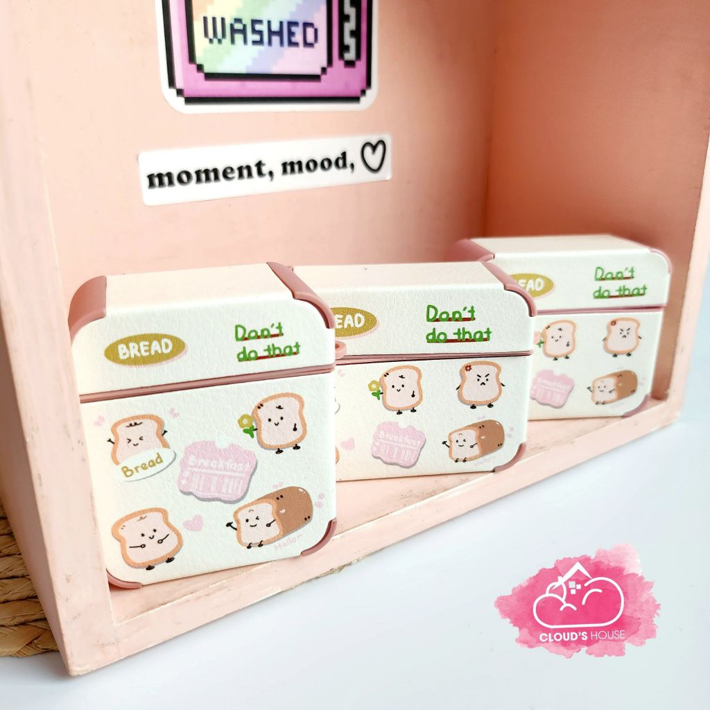 COVER AIRPOD Chất Nhám Da Họa Tiết Hoạt Hình Kute (8 Mẫu)