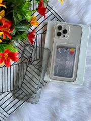 CASE iPhone Trong Suốt Có Ngăn Đựng Thẻ Card