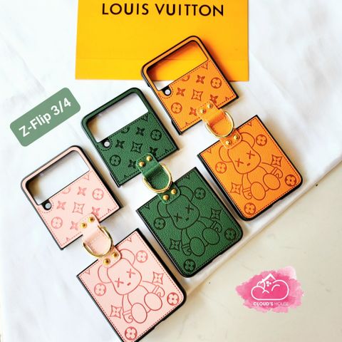 Case Ốp điện thoại Samsung Z Flip Bearbrick Nhám da Samsung Z Flip 3/4