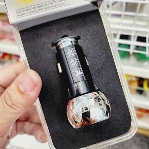 ÔTÔ-CÓC/ TẨU SẠC XE HƠI chính hãng LDNIO (PD+QC3.0) + Tặng kèm cáp sạc