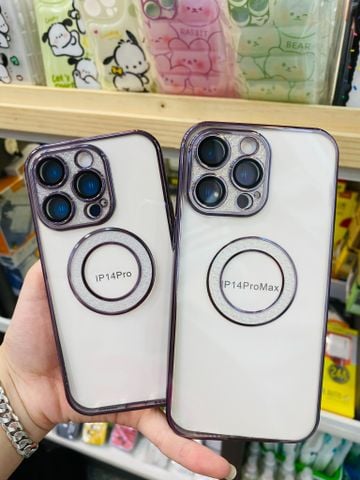 CASE IPHONE Chính Hãng KSTDESIGN Viền Tím Bảo Vệ Camera ( Bling Bling)