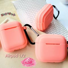 Cover Case Vỏ bảo vệ Airpod SILICONE CHỐNG BẨN màu BASIC + kèm Móc Khóa Airpod 1/2/3/Pro/Pro2