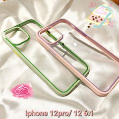 Case Ốp điện thoại iPhone Lưng trong viền màu X&M