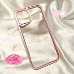 Case Ốp điện thoại iPhone Lưng trong viền màu X&M
