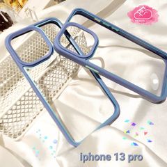 Case Ốp điện thoại iPhone Lưng trong viền màu X&M