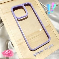 Case Ốp điện thoại iPhone Lưng trong viền màu X&M