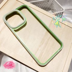 Case Ốp điện thoại iPhone Lưng trong viền màu X&M