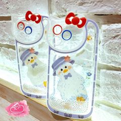 Case Ốp điện thoại iPhone Vịt trắng Phao nước Bling Bling iPhone 7/8/11/12/13/14/Plus/Pro/Promax