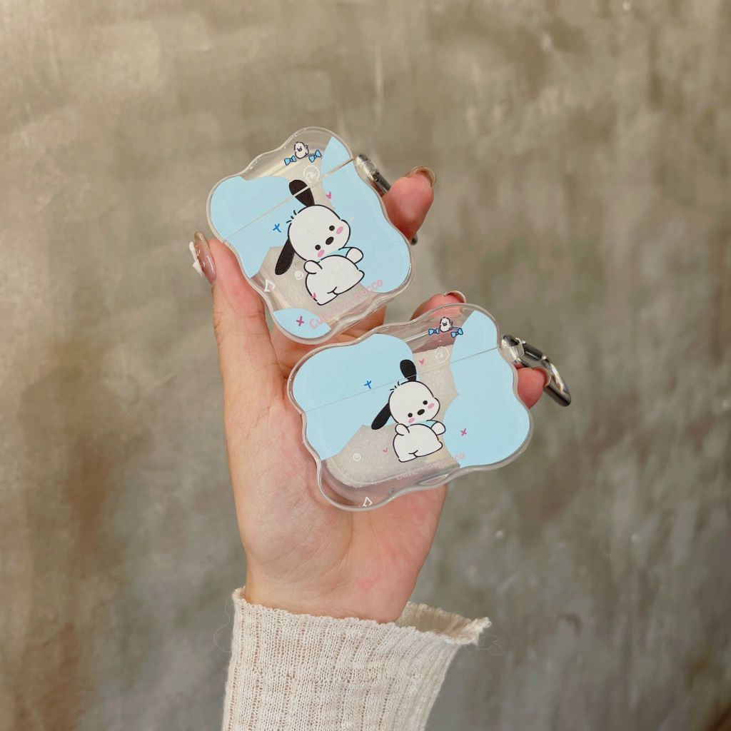 COVER AIRPOD Phao Trong Viền Gợn Sóng Cartoon Chống Shock (9 mẫu)
