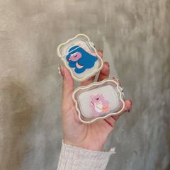 COVER AIRPOD Phao Trong Viền Gợn Sóng Cartoon Chống Shock (9 mẫu)