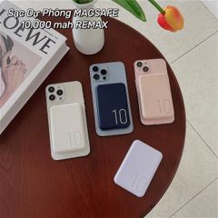 POWERBANK - SẠC DỰ PHÒNG REMAX RPP-65 MAGSAFE 20w 10000mah Hỗ Trợ Sạc Không Dây Dòng 15w Phù Hợp Cho Các Điện Thoại