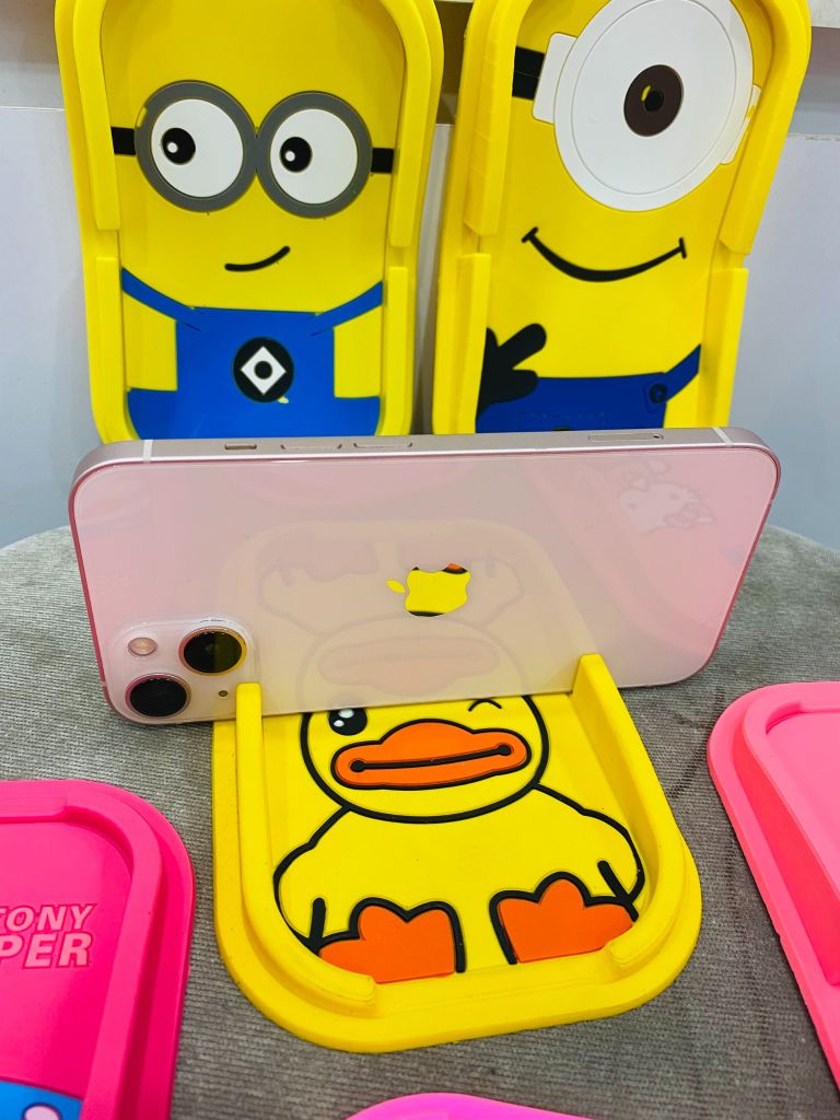 GIÁ ĐỠ ĐIỆN THOẠI SILICONE HOẠT HÌNH 3D