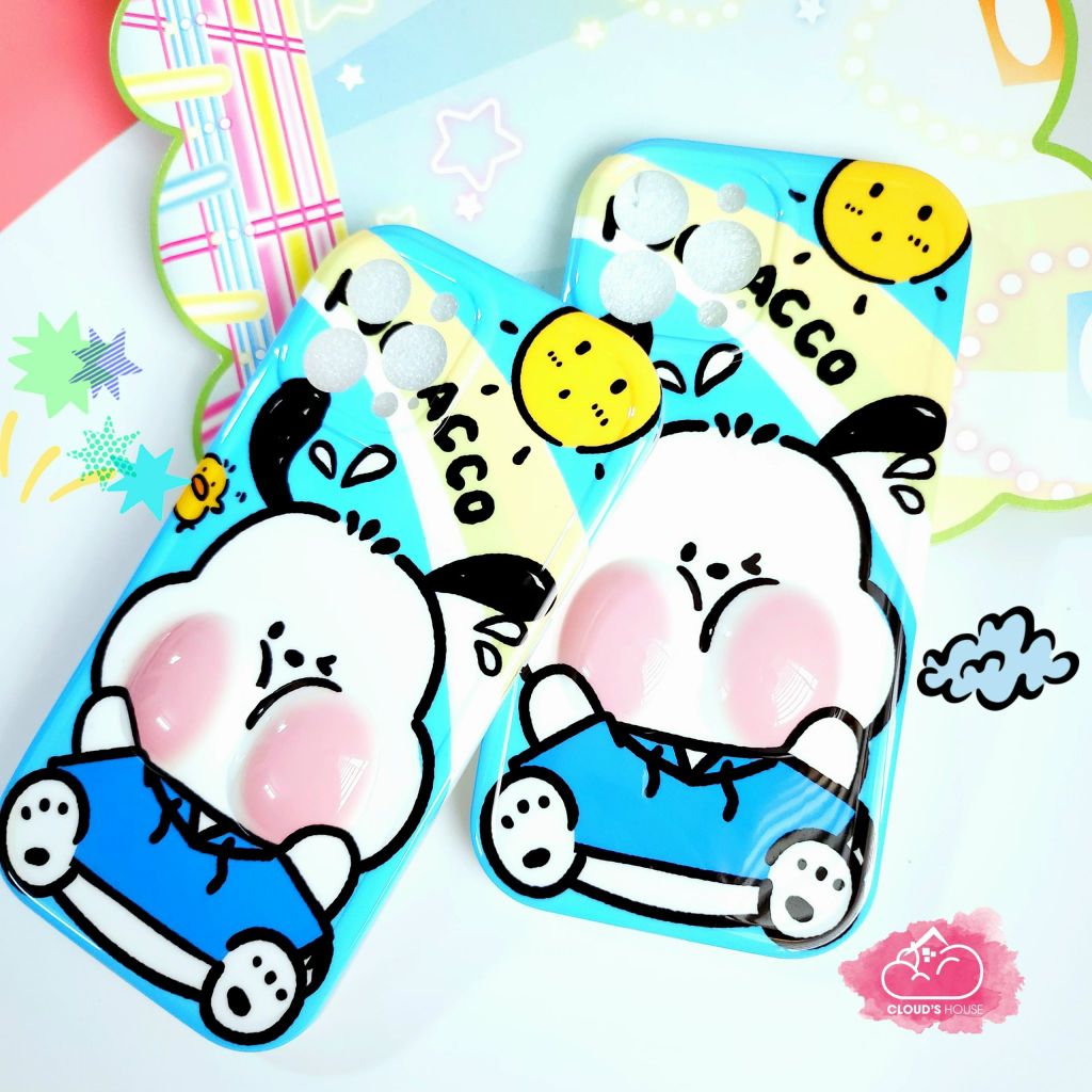 Case Ốp điện thoại iPhone Snoopy Phao Má phồng Chống Shock iPhone 11/12/13/14/Plus/Pro/Promax