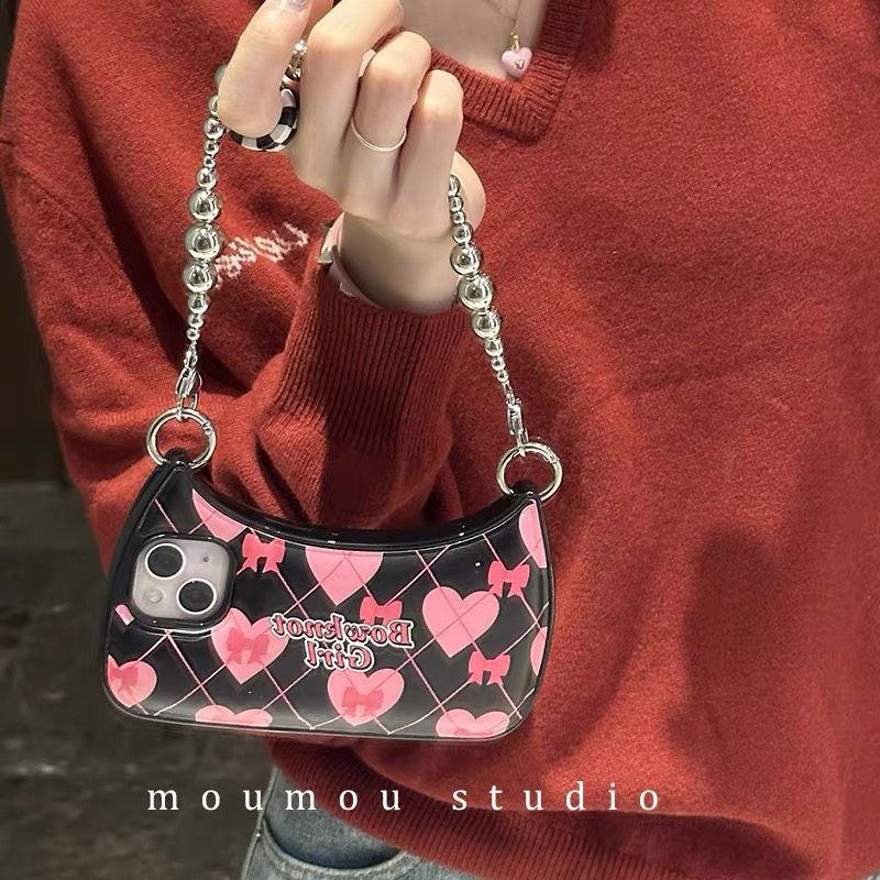 CASE IPHONE DA Dạng Túi Xách Sang Chảnh (BowknotGirl)