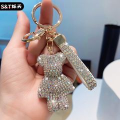 MÓC KHÓA BEARBRICK Mini Đính Đá Sang Chảnh Cao Cấp