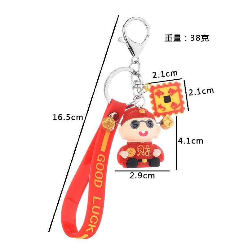 MÓC KHÓA ÔNG THẦN TÀI - TẾT