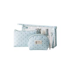 BÓP VIẾT Trong Suốt Kèm 2 Túi Nhỏ ( túi du lịch)