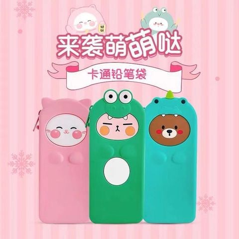 BÓP VIẾT Silicone Hình Thú Kute Thái Lan