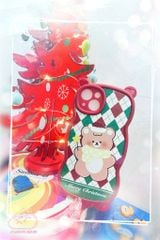 CASE IPHONE Merry Christmas Tai Gấu Viền Gợn Sóng Siêu Xinh - NOEL