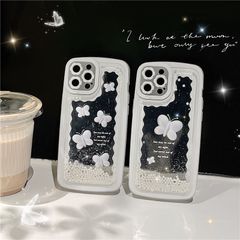 Case Ốp điện thoại iPhone Phao Bướm Butterfly Nước Bling bling iPhone 11/12/13/14/Plus/Pro/Promax