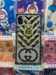 CASE IPHONE GUCCI Đính Đá Sang Chảnh Form Vuông