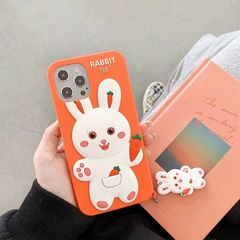 Case Ốp điện thoại iPhone SU DẺO Thỏ cà rốt Rabbit iPhone 7Plus/8Plus/Xsmax/11Promax/12