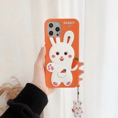 Case Ốp điện thoại iPhone SU DẺO Thỏ cà rốt Rabbit iPhone 7Plus/8Plus/Xsmax/11Promax/12
