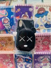 Case Ốp điện thoại iPhone Bearbrick Su dẻo có túi đựng tiền mini