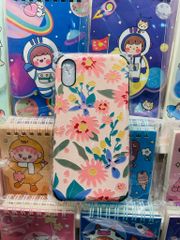 CASE IPHONE HOA Chất Nhám Da