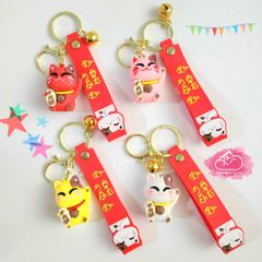 Móc khoá Mèo may mắn mini - TẾT