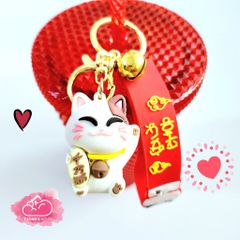 Móc khoá Mèo may mắn mini - TẾT