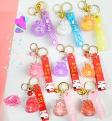 Móc khoá Mèo may mắn Nước Bliing Bling - TẾT